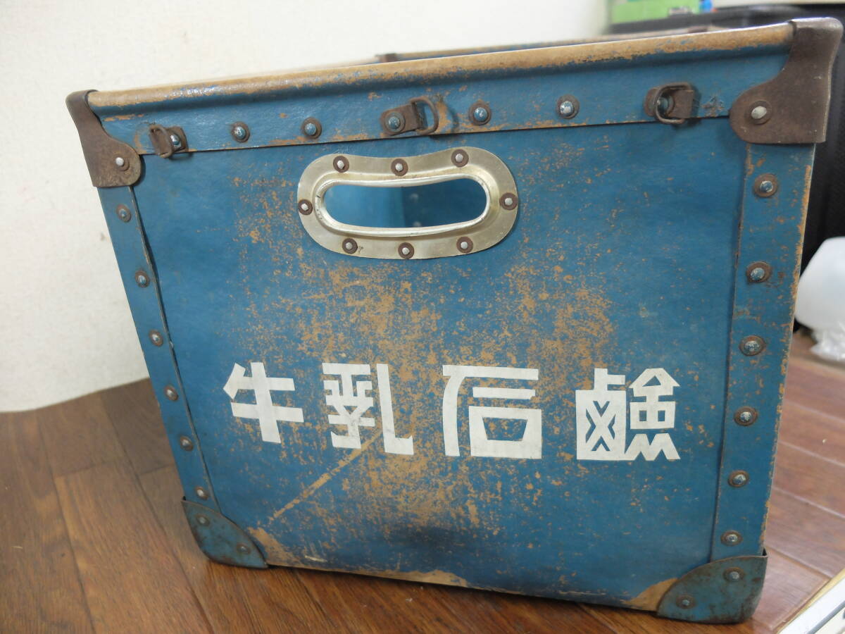 ★☆当時物 牛乳石鹸 ケース 箱 ボテ箱 収納箱 レトロ オブジェ インテリア 置物 飾物 コレクション☆★_画像3