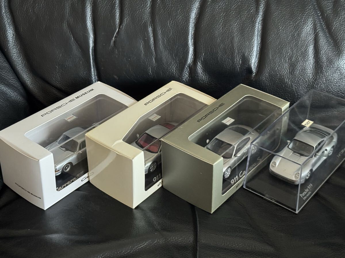Minichamps シルバーポルシェ4台セット カレラ&959_画像1