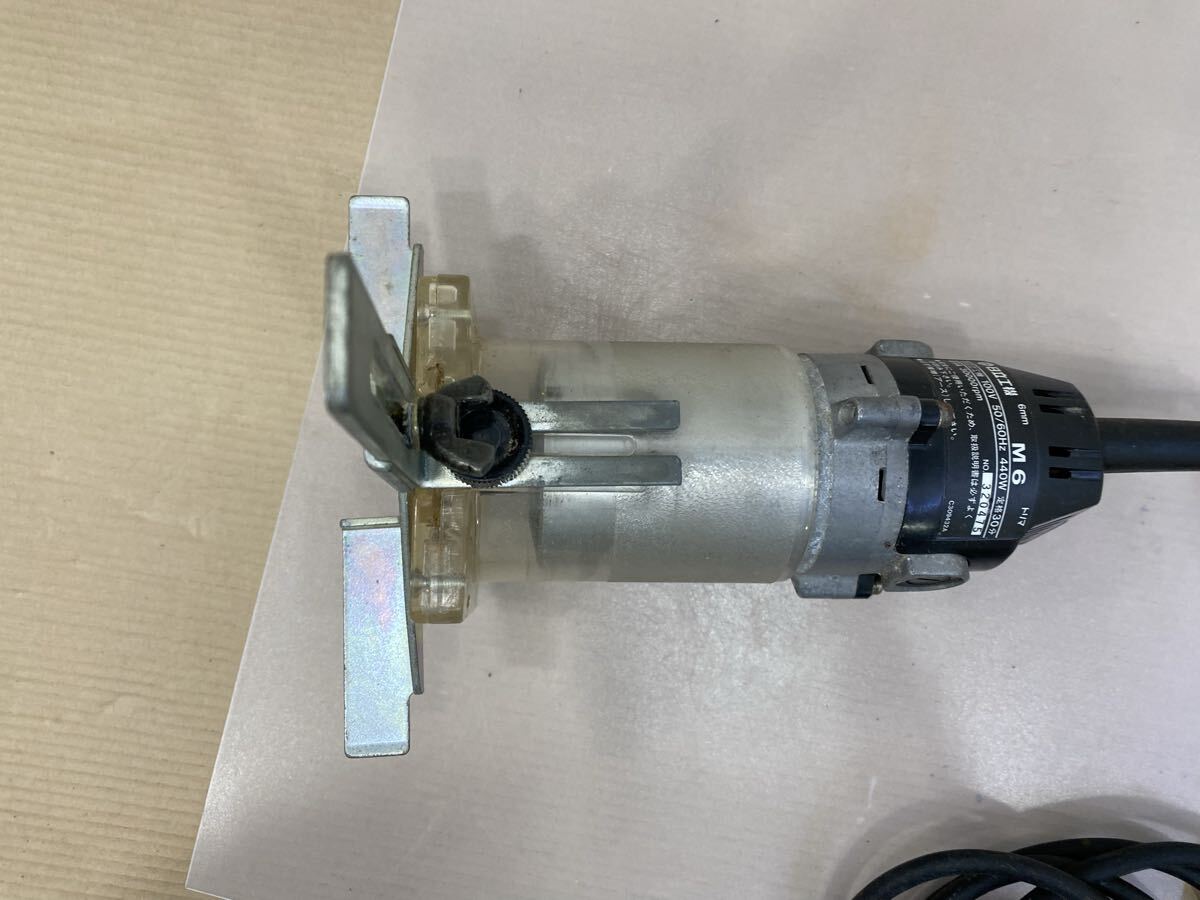 HITACHI 日立工機 6mm トリマ M6 電動工具_画像5