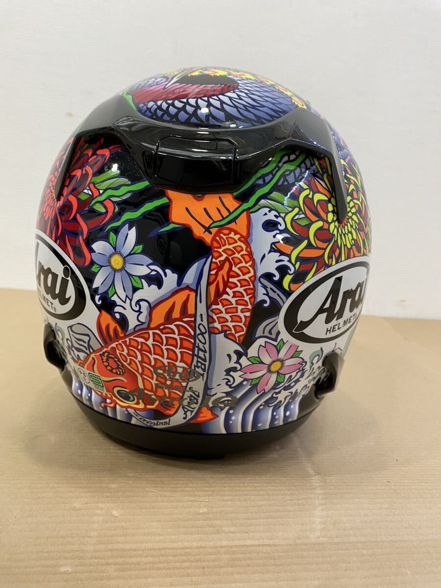 Arai アライ フルフェイスヘルメット Astro IQ aripinal arai タトゥー TATOO 55・56cm Sサイズ_画像5