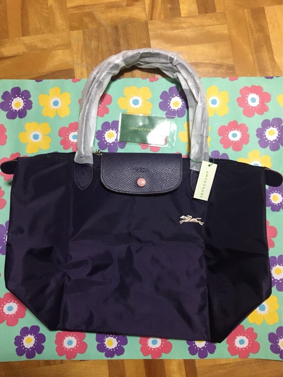 ロンシャン トートバッグ　L ネイビー_画像1