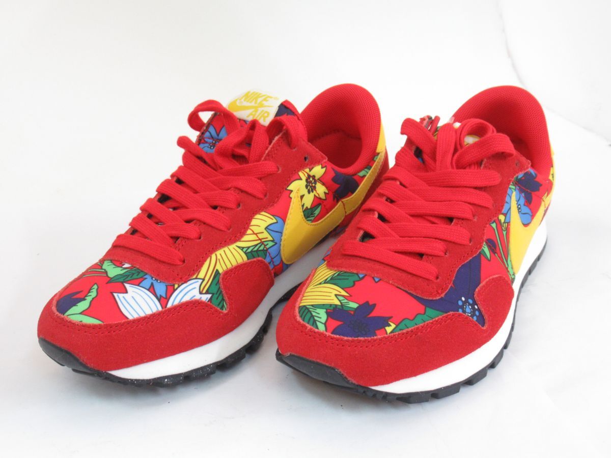 AN 20-1 未使用保管品 NIKE AIR ナイキ エアーペガサス アロハ 24.5cm レッド スニーカー ランニングシューズ_画像1