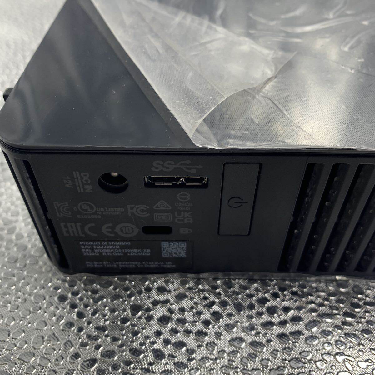 【S.T351】WESTERN DIGITAL 外付け ハードディスク WD Elements Desktop WDBWLG0030HBK 現状品　コード無し_画像5