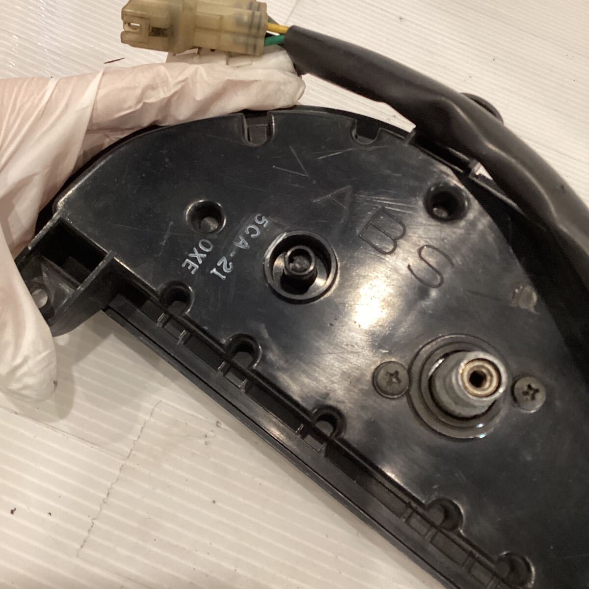 E61-15 ヤマハ マジェスティ125 キャブ車 5CA スピードメーター　動作確認済み 純正部品_画像5