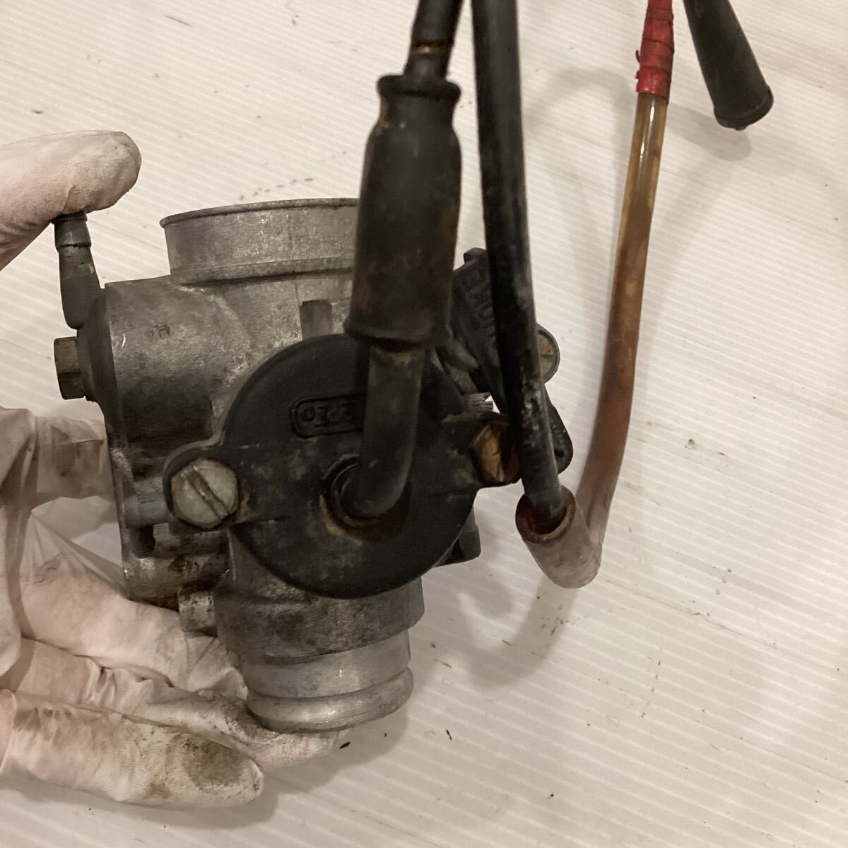 E61-42 GASGAS ガスガス コンタクト JT250 VTRGG259 コンタクト キャブレター　ジャンク　純正部品_画像6