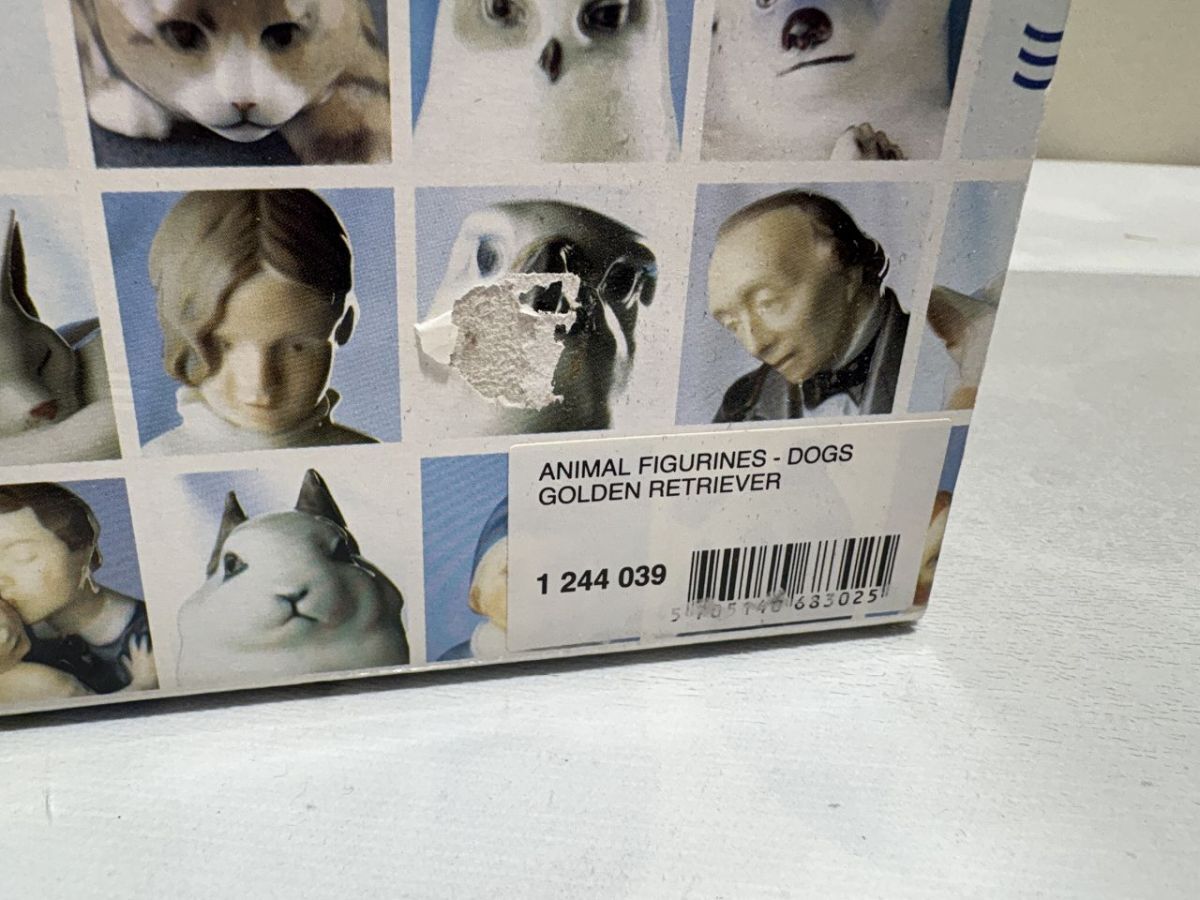 ★☆L575　ロイヤルコペンハーゲン　陶器人形　ゴールデン・レトリバー　中古品☆★_画像2