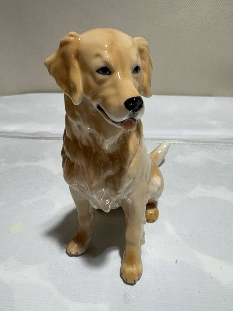 ★☆L575　ロイヤルコペンハーゲン　陶器人形　ゴールデン・レトリバー　中古品☆★_画像5