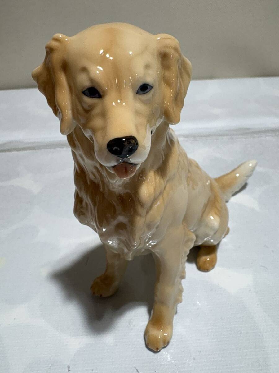 ★☆L575　ロイヤルコペンハーゲン　陶器人形　ゴールデン・レトリバー　中古品☆★_画像10