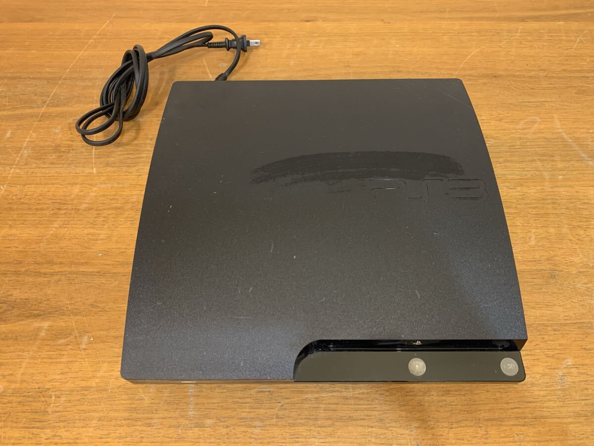 G1108-01★ SONY PlayStation3 PS3 ゲー厶機 本体 CECH-2100A BLACK 通電確認済 _画像1