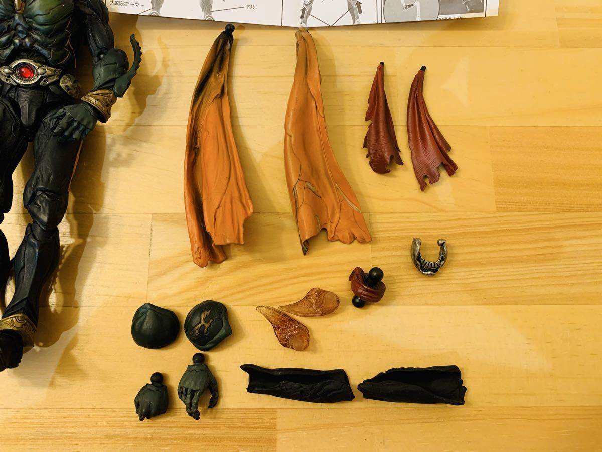 k1104-39★BANDAI S.I.C. 仮面ライダーアナザーアギト バーニングフォーム シャイニングフォーム フィギュア バンダイ_画像6