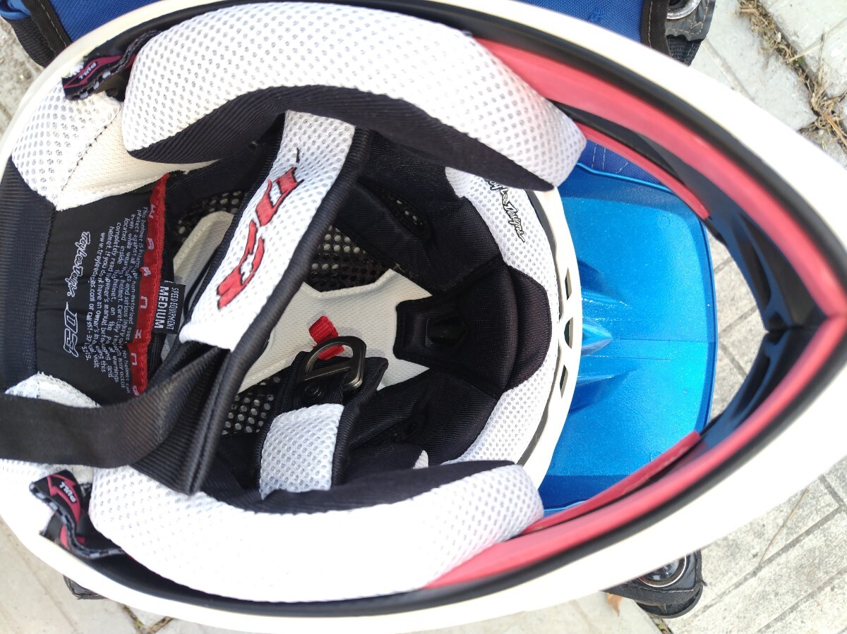  прекрасный товар Troy Lee off-road шлем size M