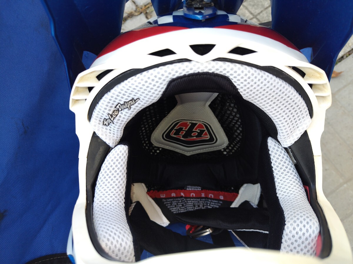  прекрасный товар Troy Lee off-road шлем size M