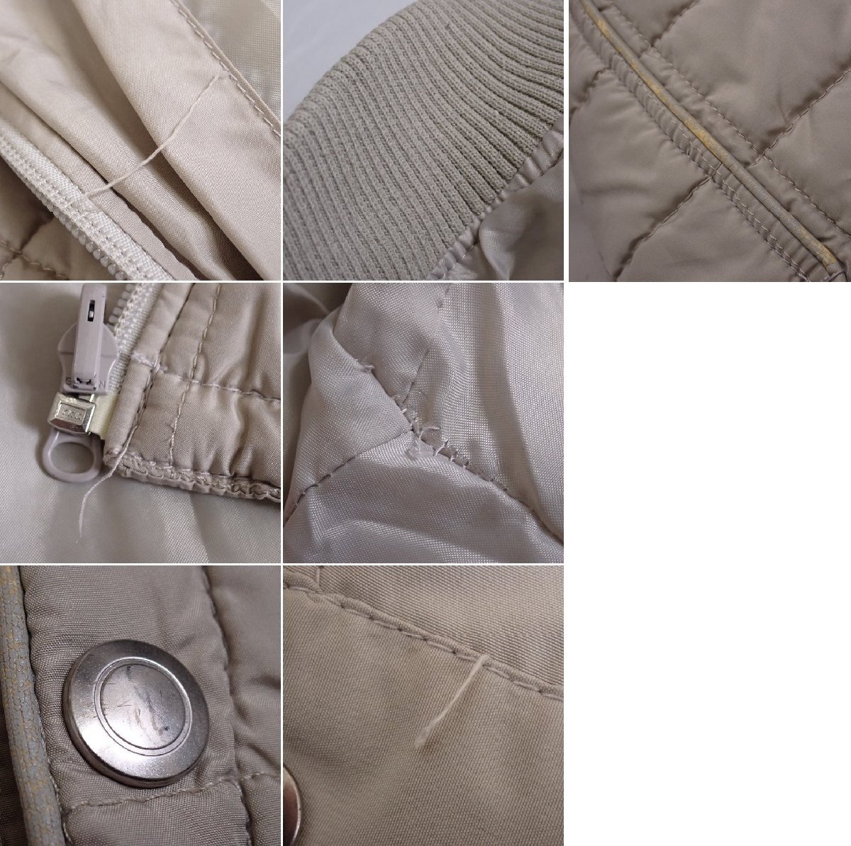 ◆BeBe/ベベ 女の子用 中綿ライナー付きコート 140/ライトベージュ/フード・ファー着脱可/子供服/キッズ&0000006584_画像9