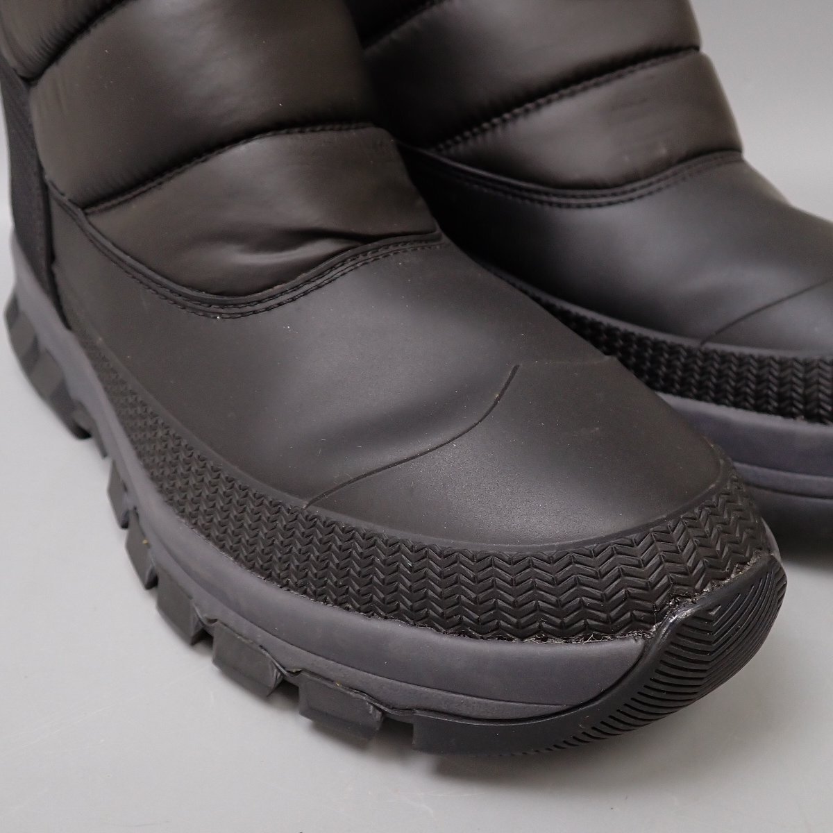 ★HUNTER/ハンター スノーブーツ UK8/メンズ25cm相当/ブラック×レッド/シューズ&2041400097_画像5