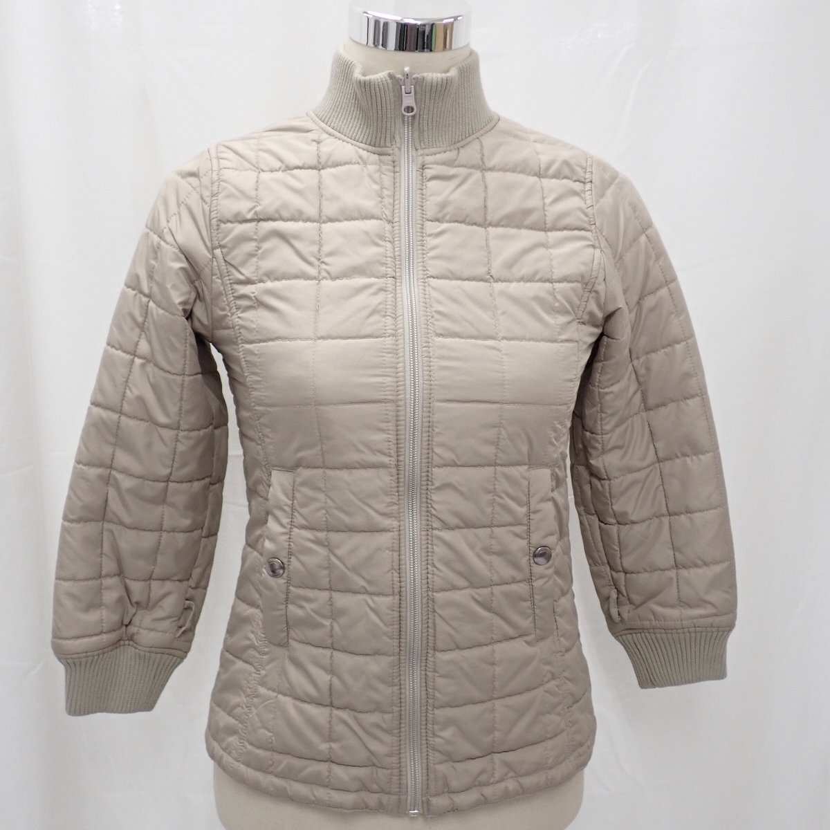 ◆BeBe/ベベ 女の子用 中綿ライナー付きコート 140/ライトベージュ/フード・ファー着脱可/子供服/キッズ&0000006584_画像7