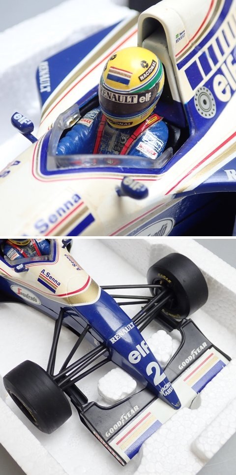 * не использовался MINICHAMPS/ Minichamps 1/18 Williams Renault FW16 i-ll тонн * Senna #2 540 941802/ вне с коробкой / гоночный автомобиль &2110200057