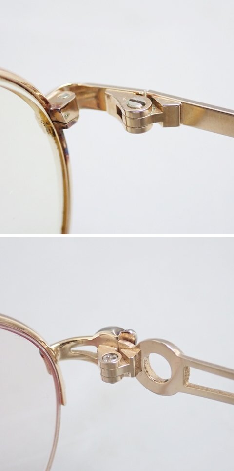 *NINA RICCI/ Nina Ricci NR5645 18KGF & SEIKO/ Seiko Zari -gLE-3117PX раз ввод очки 2 пункт / Gold / очки &2164800043