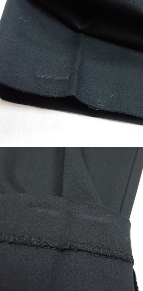 ◆未使用 ローレンラルフローレン ストレートパンツ 0/レディースM~L相当/ブラック/コットン他/ストレッチ&1111103753_画像7