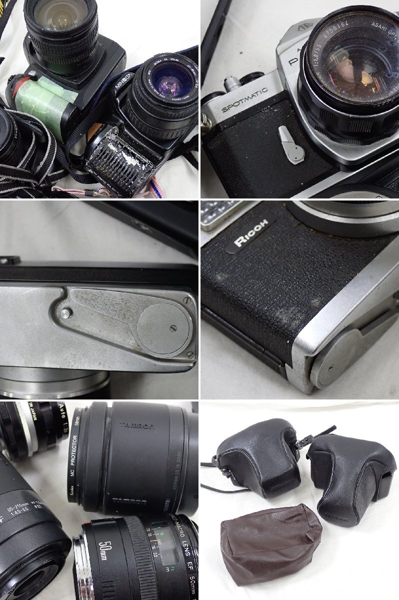 ☆1円 カメラ 大量セット/Canon EOS650/Kiss/D70/Nikomat/NIKONOS-III/オリンパス PEN-EE/MINOLTA 他/レンズ/ジャンク扱い&2136500055_画像9