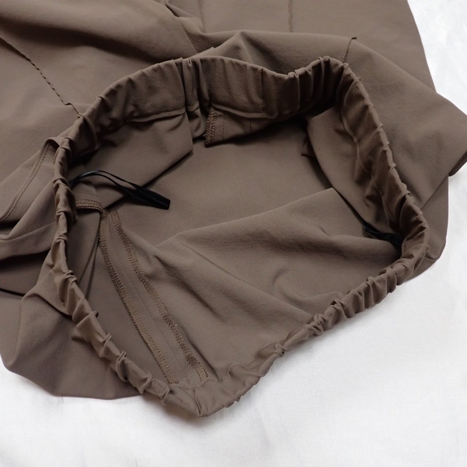 ★MOGA/モガ フルダル2WAYストレッチ セットアップ/長袖ブラウス+ロングパンツ/レディースM～L相当/ブラウン&2130500026_画像3