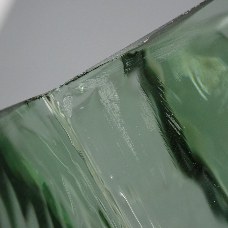 □未使用 HOLMEGAARD/ホルムガード クロスベース 高さ約19.5cm/グリーン/ガラス/インテリア/花瓶/外箱付き&1115900037_画像10