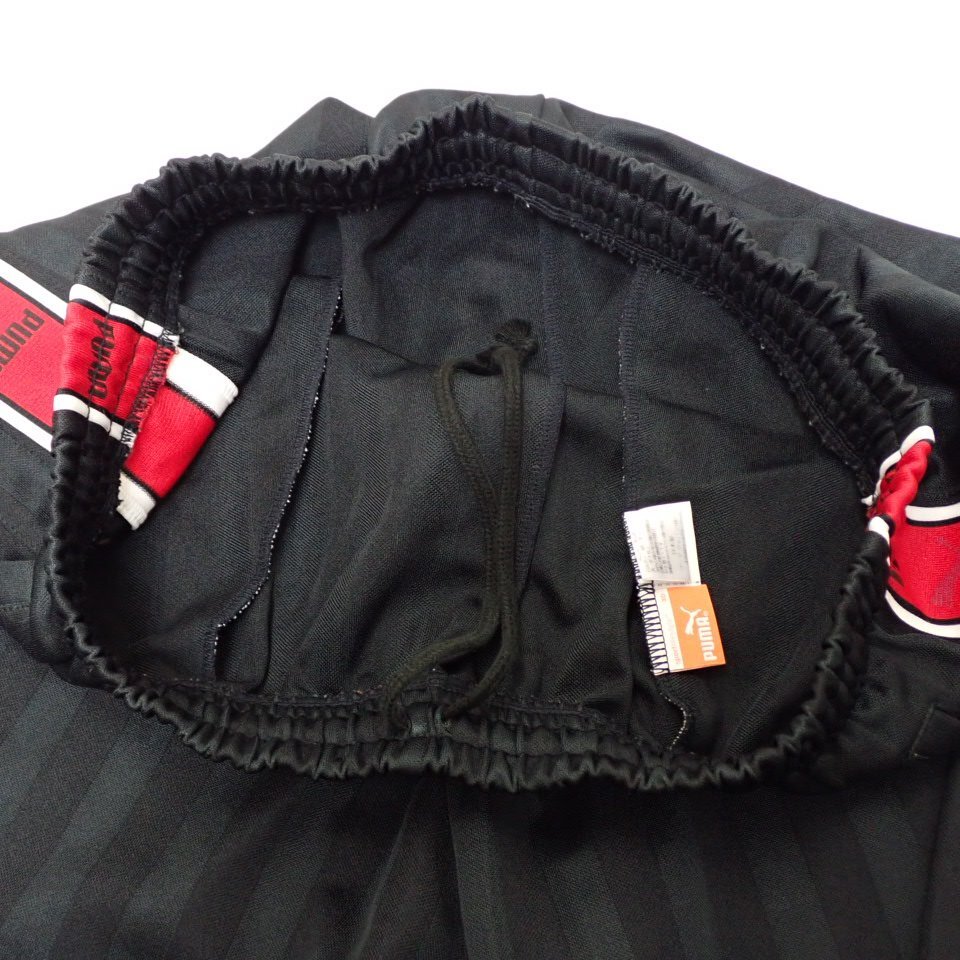 ★PUMA/プーマ トラックパンツ XO/メンズL相当/ブラック×レッド/ストライプ/サイドライン/ジャージ&1574000036_画像3