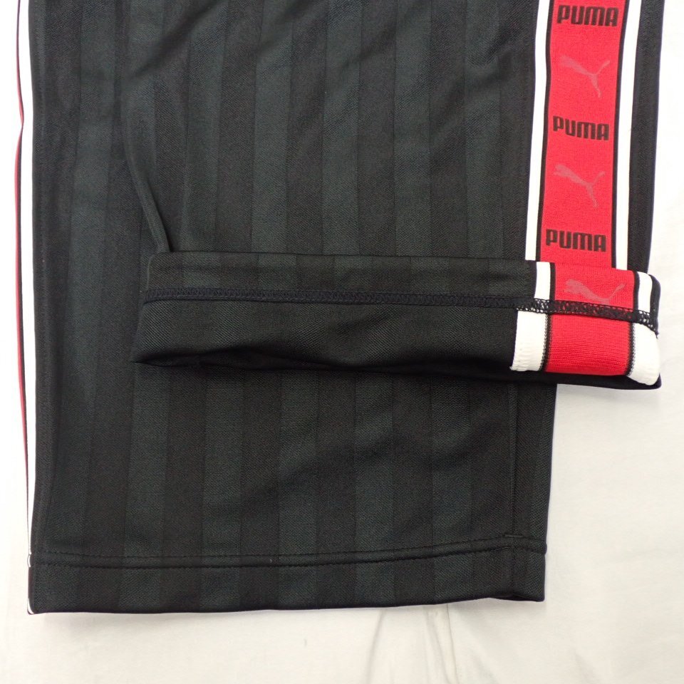 ★PUMA/プーマ トラックパンツ XO/メンズL相当/ブラック×レッド/ストライプ/サイドライン/ジャージ&1574000036_画像5