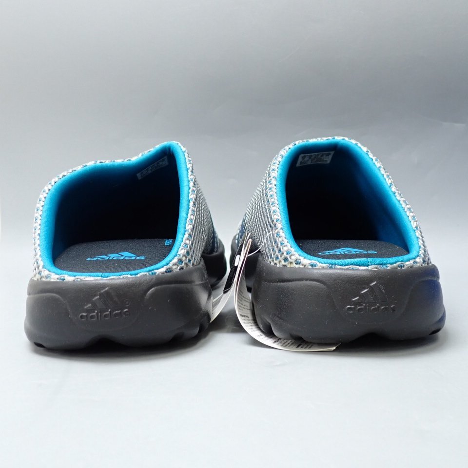 ★未使用 adidas/アディダス トアロ メッシュ クロッグサンダル メンズ28.5cm/グレー×サックスブルー系/外箱付き/Q23225&1574000047_画像3