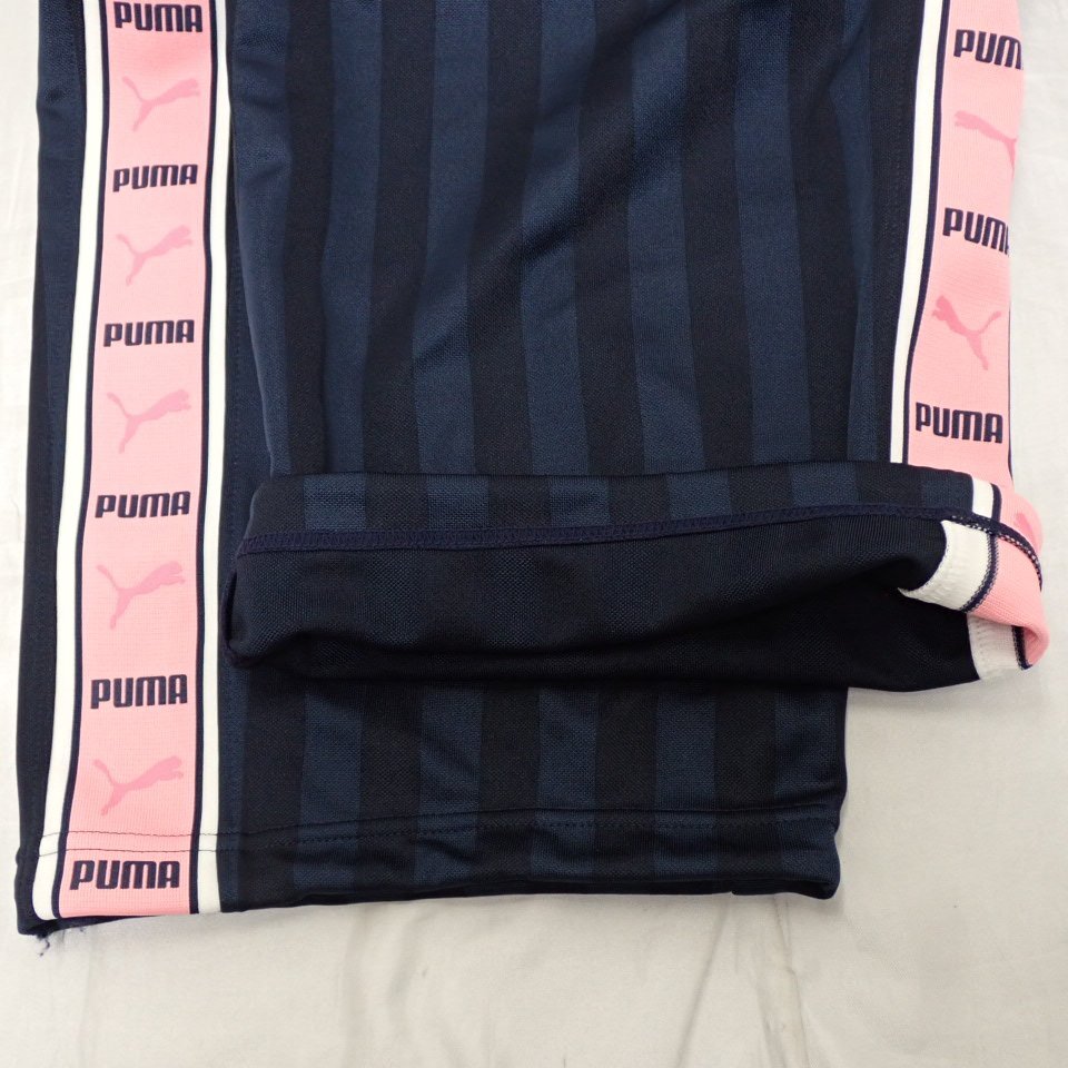 ★PUMA/プーマ トレーニングストレートパンツ XO/メンズ2XL相当/ネイビー×ピンク/862217/トラックパンツ/ジャージ&1574000035_画像5