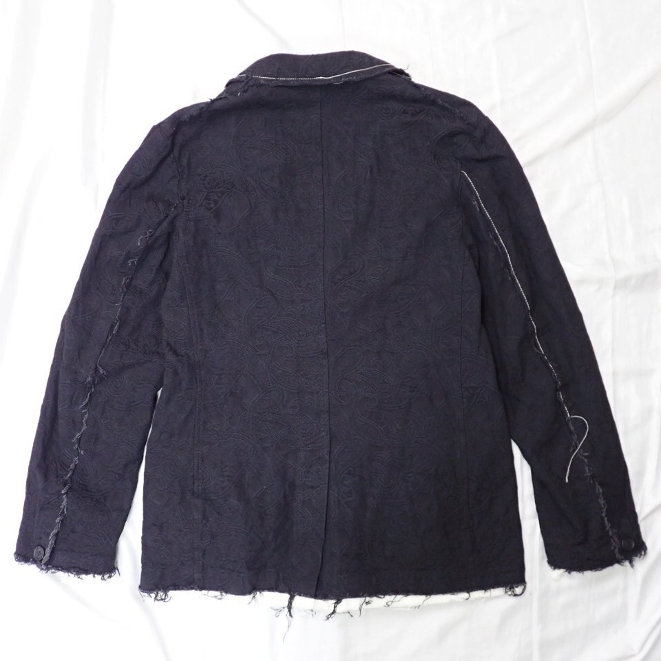 ★S'YTE/サイト テーラード ジャケット 3/メンズL相当/ブラック/コットン100%/レイヤード/ヨウジヤマモト&2183500004_画像2