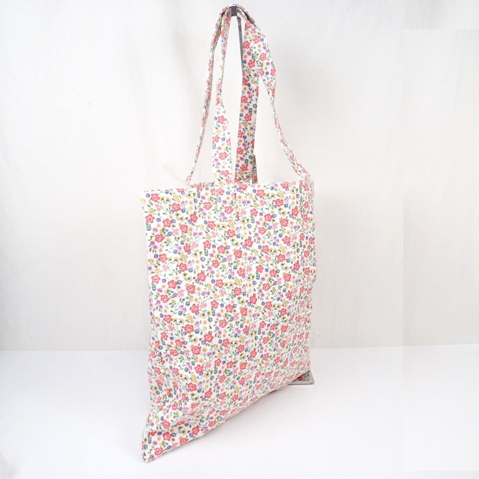 ★未使用 Cath Kidston/キャスキッドソン コットン ブックバッグ Pembridge Ditsy/クリーム/花柄/肩掛けOK/トート&2104600070_画像2