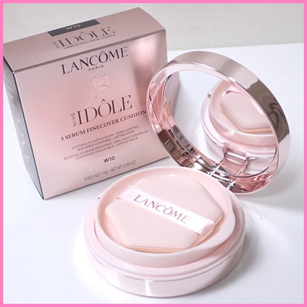 ★新品 LANCOME/ランコム イドル スキン セラム ファインカバー クッション ファンデーション W10/14g/コスメ&2100000806_画像1