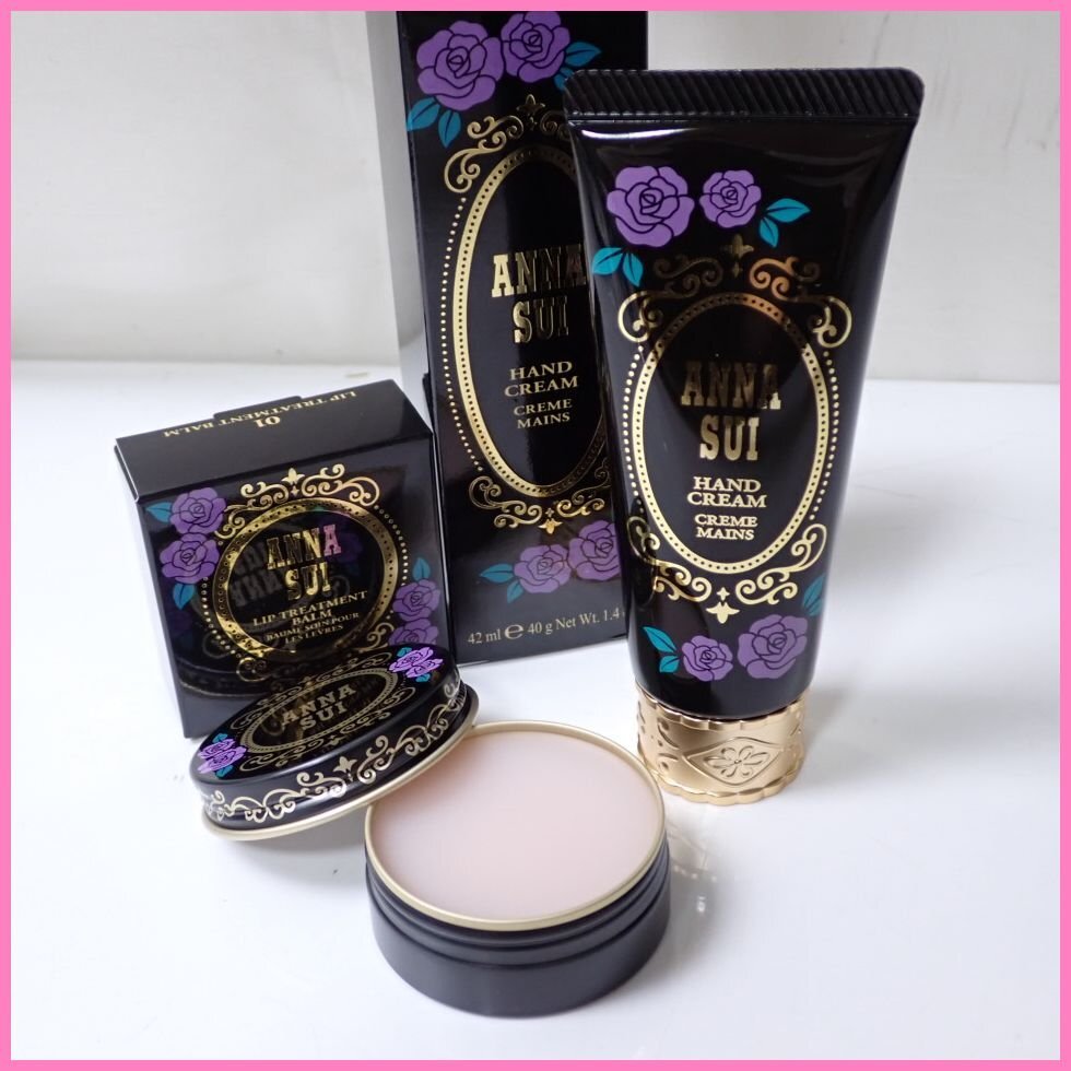 ★新品 ANNA SUI/アナスイ ハンドクリーム 40g + リップ トリートメント バーム 20g/スキンケア/コスメ&2100000798_画像1