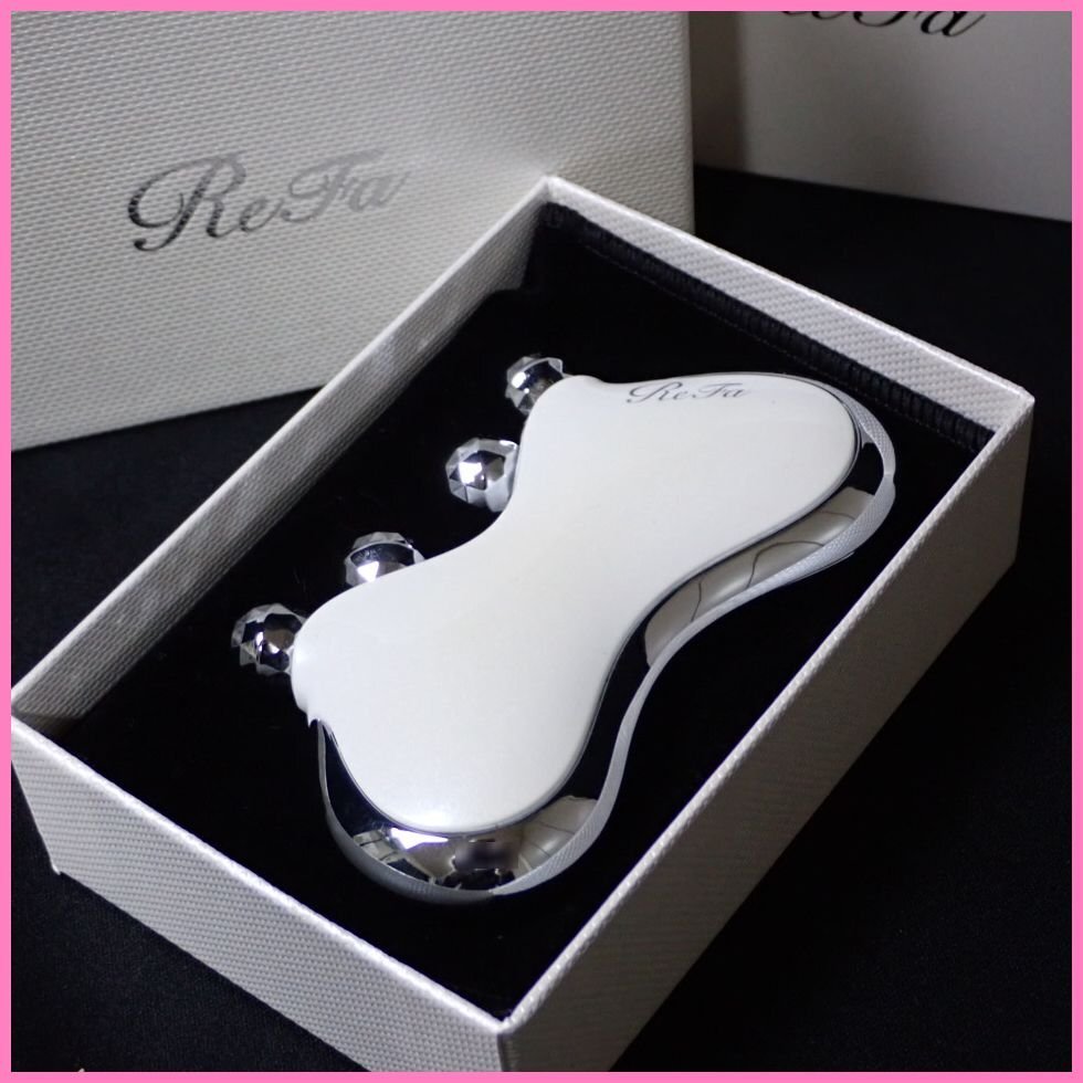 ★MTG ReFa/リファ CAXA M1/カッサエムワン パールホワイト/R-XM2341B-W/取説・ポーチ・ギャランティーカード・外箱付き&2137800026_画像1