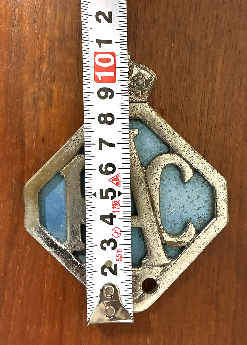 1940〜50年代 英国製 RAC グリルバッジ(プレートタイプ)ビンテージ 当時物 Royal Automobile Club England Mini Vespa Lambretta などに _画像10