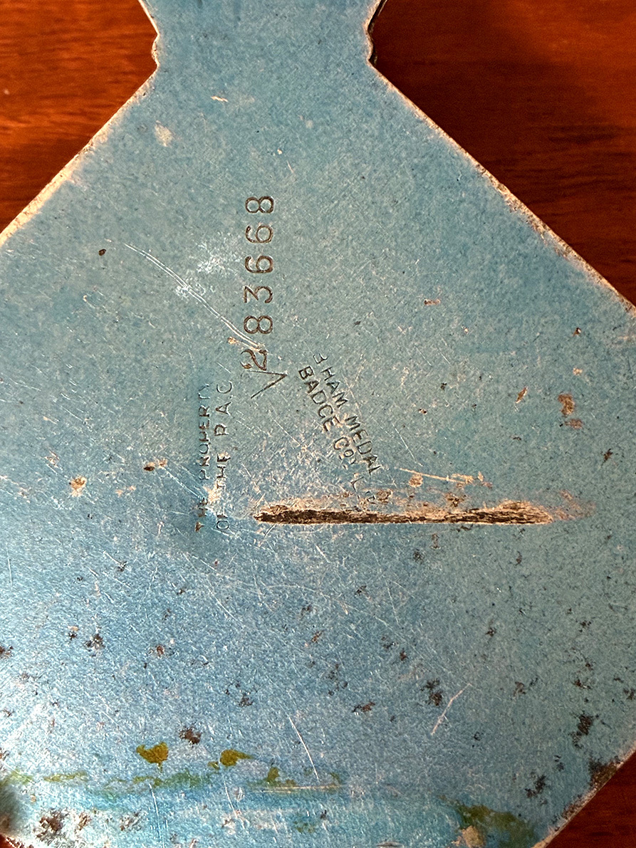 1940〜50年代 英国製 RAC グリルバッジ(プレートタイプ)ビンテージ 当時物 Royal Automobile Club England Mini Vespa Lambretta などに _画像6