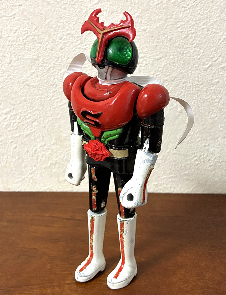 1970年代 ポピー 超合金 仮面ライダーストロンガー 当時品 パーツレストア品 昭和レトロ ビンテージ_画像3