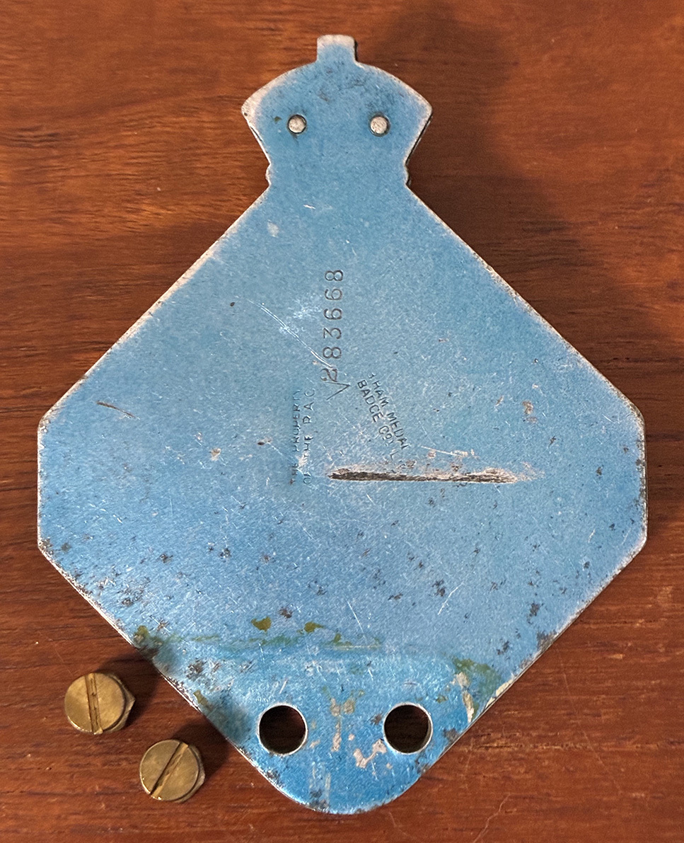 1940〜50年代 英国製 RAC グリルバッジ(プレートタイプ)ビンテージ 当時物 Royal Automobile Club England Mini Vespa Lambretta などに _画像5