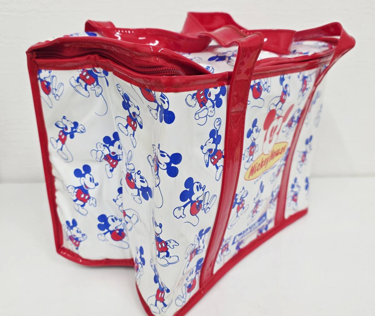 E-1208 【同梱不可】980円～ 現状品　キーパープラン　ミッキーマウス　保冷バッグ　クーラーバッグ　ディスニー　_画像5