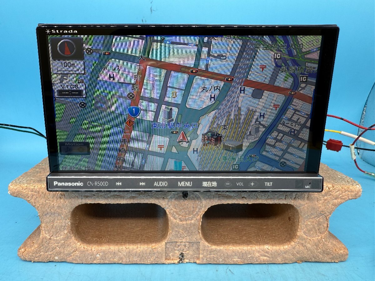 Panasonic CN-R500D 2013年 CD/DVD/SD/USB/フルセグ/Bluetooth/HDMI 取説付き ボタンにクリアハゲ有り_画像6