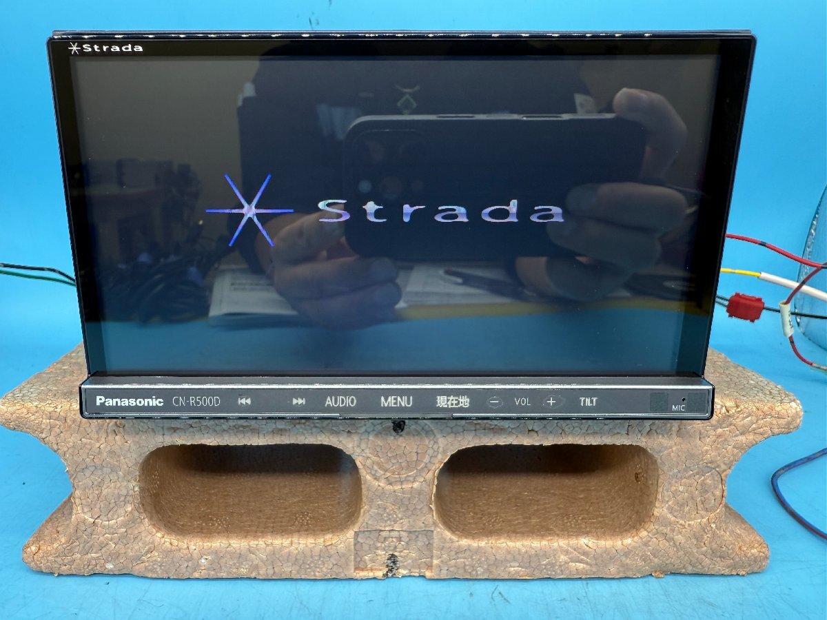 Panasonic CN-R500D 2013年 CD/DVD/SD/USB/フルセグ/Bluetooth/HDMI 取説付き ボタンにクリアハゲ有り_画像1