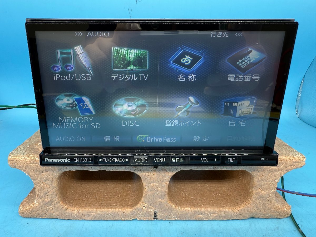 Panasonic CN-R301ZA(99000-79AG0) 年式不明 CD/DVD/SD/USB/フルセグ/Bluetooth/HDMI スズキ車取り外し品 配線社外用_画像2