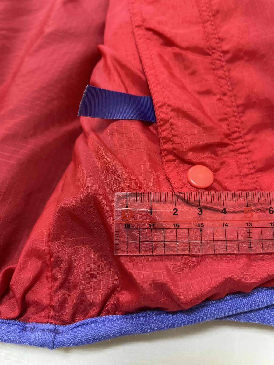 Patagonia パタゴニア グリセード エッグプラント フレンチレッド サイズM フリース ナイロン USA製 ビンテージ 90年代 アウトドアウエア_画像10