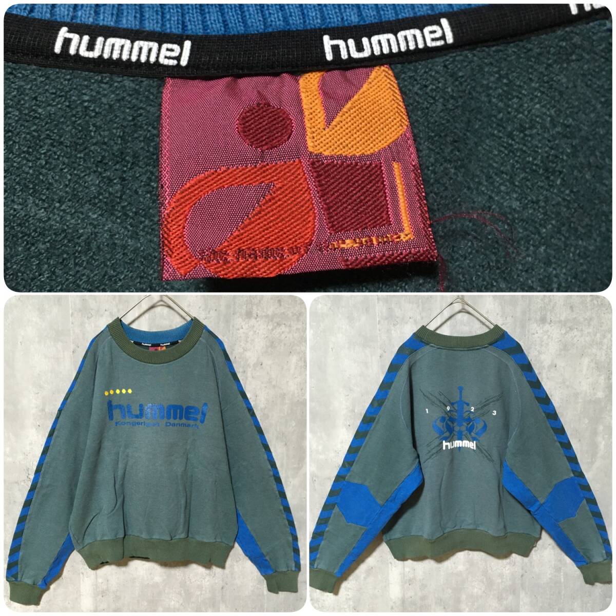 メンズ スウェット 古着 卸 まとめ売り 8着 Mサイズ Lサイズ TRUSSARDI トラサルディ hummel_画像4
