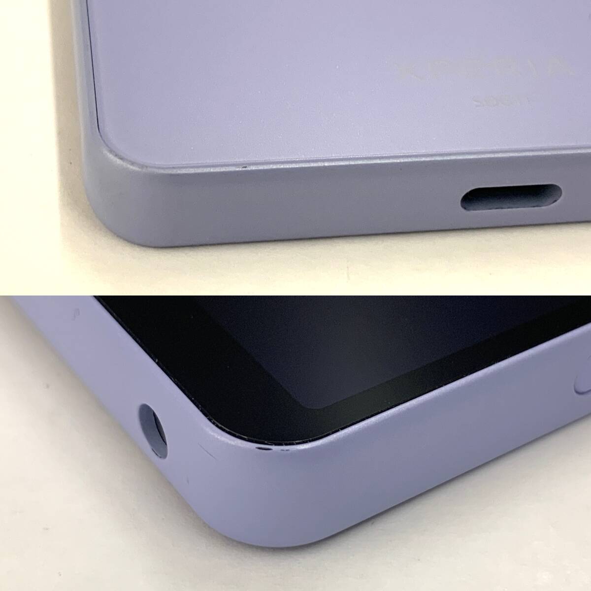 【中古/ジャンク】au Xperia 10 V 6GB/128GB SOG11 ラベンダー 判定〇 / SIMフリー SIMロック解除済み デモ機 3765_画像6