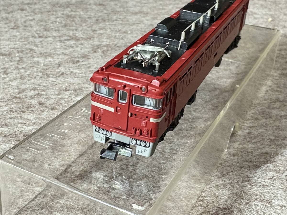 ☆当時物☆ マイクロエース Nゲージ 9201 国鉄 EF71 交流電気機関車 動作未確認 ジャンク 現状品 検索 MICRO ACE 鉄道模型_画像7