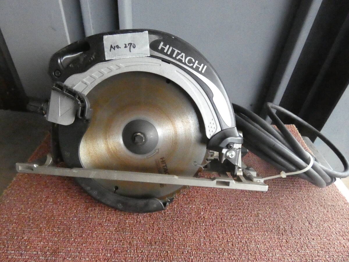 No.270 日立　190ｍｍ丸ノコ　C 7MB4 回転を確認済_画像2