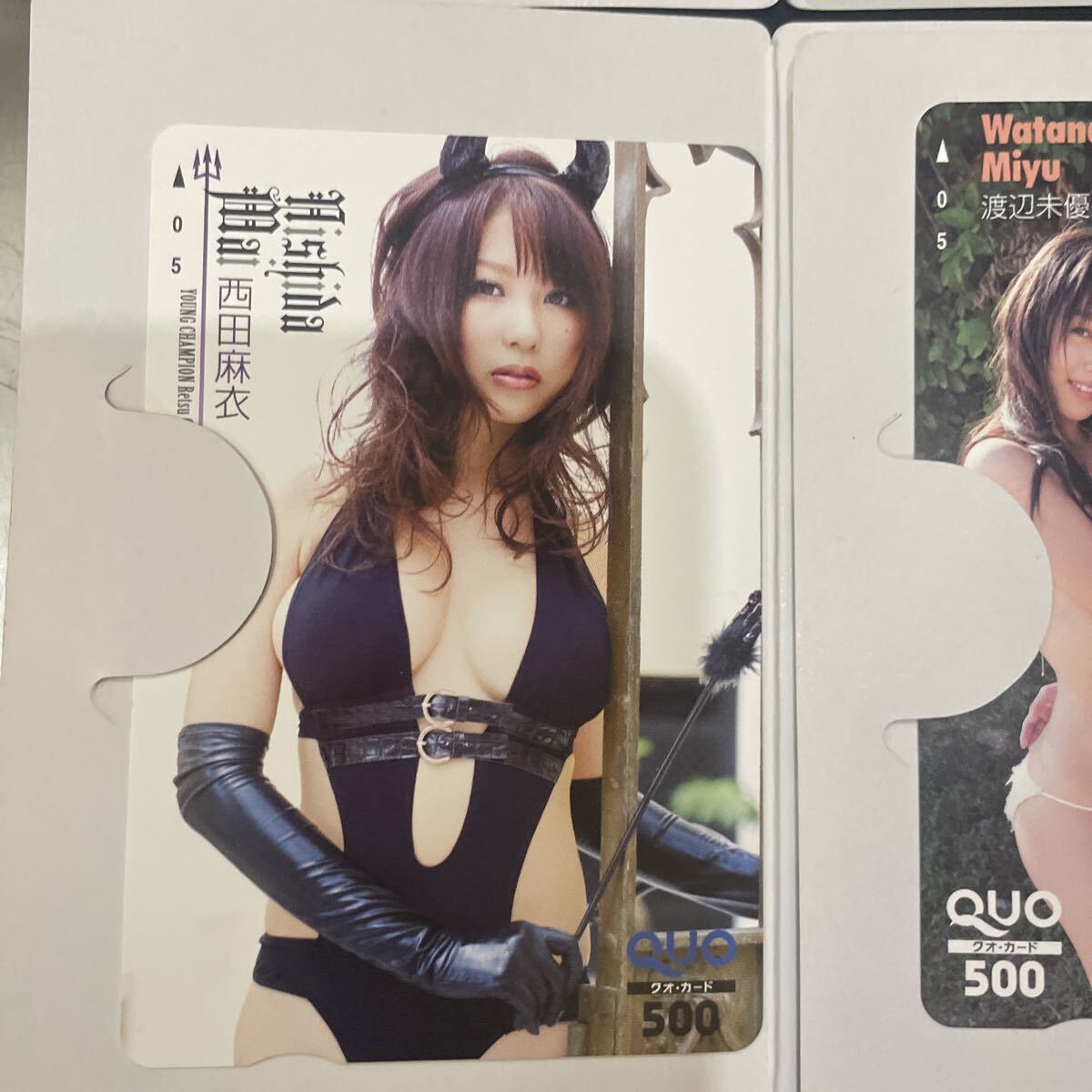 No153 Young Champion QUO карта идол gravure 