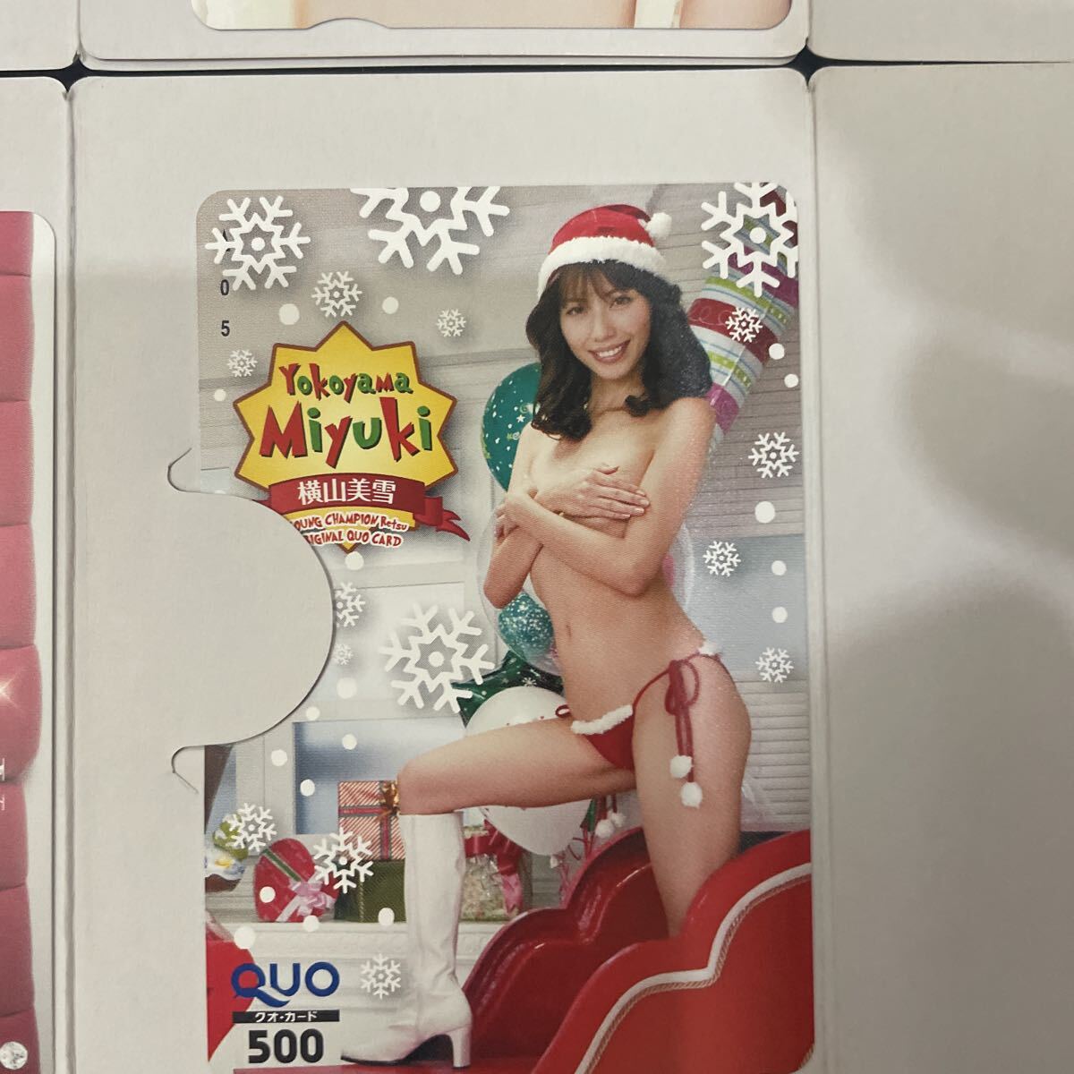 No154 Young Champion QUO карта идол gravure