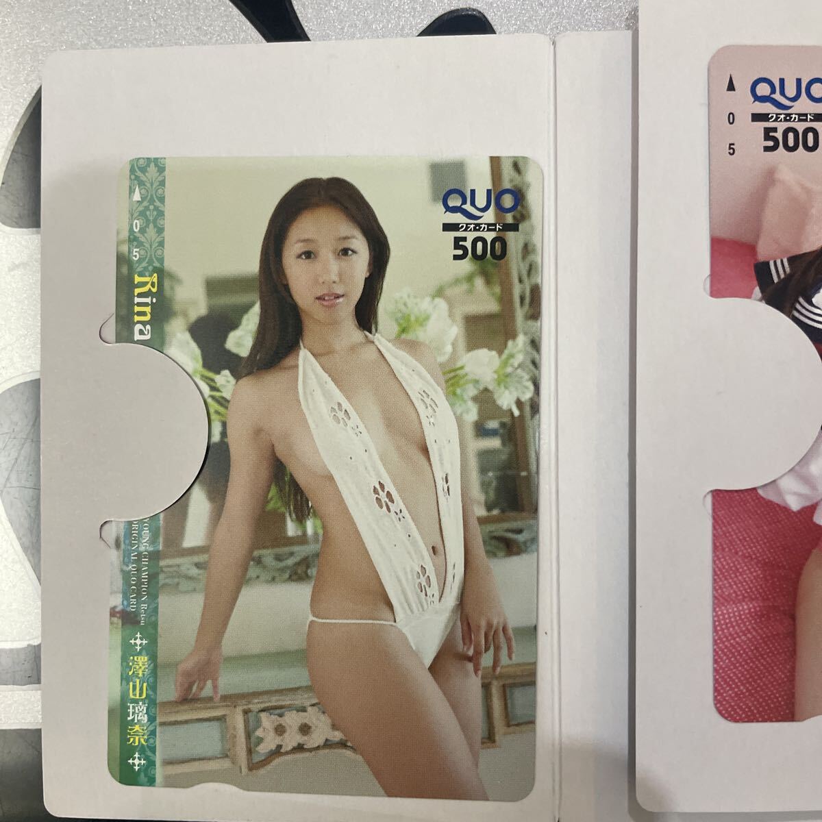 No158 Young Champion QUO карта идол gravure